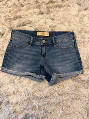 Hollister Midi Jean Shorts - 7/w28